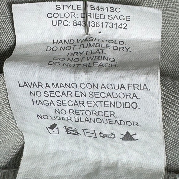 Thread & Supply Cropped Wide Leg Pants Womens Medium Lyocell Pockets - Picture 5 of 5